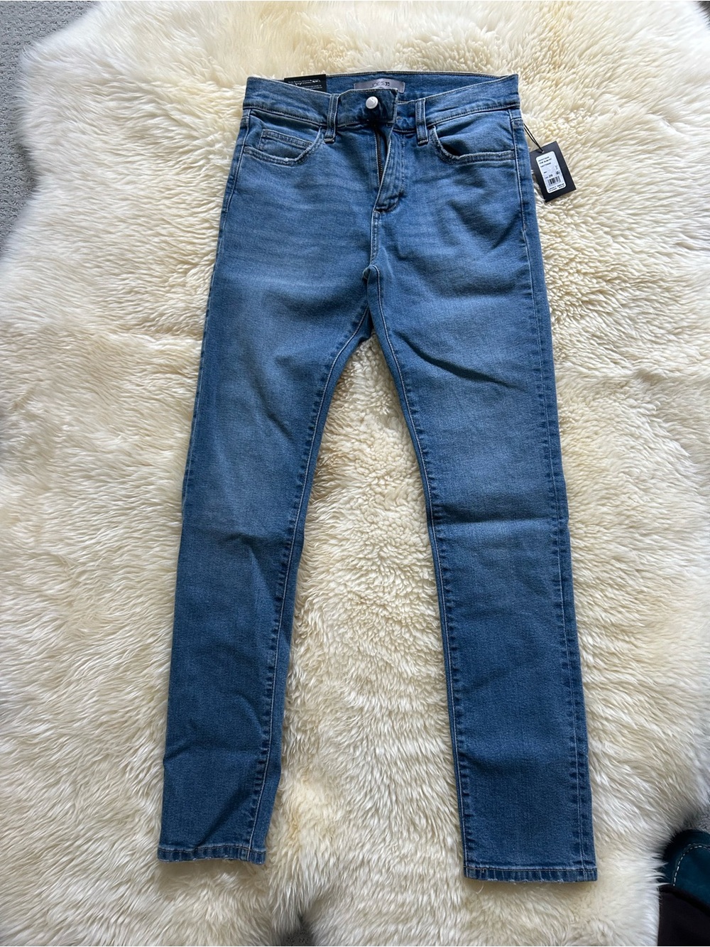 Joe's Jeans Slim-Fit Skinny Jeans in Mid Blue Wash, size 29